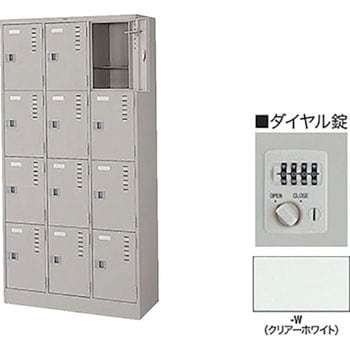 Lk12d W ロッカーダイヤル錠タイプ 1台 ナイキ 通販サイトmonotaro 27588007