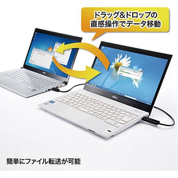 KB-USB-LINK4 ドラッグ&ドロップ対応USB3.0リンクケーブル(Mac/Windows