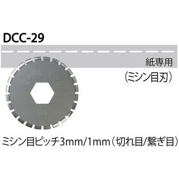 DCC-29 ディスクカッター替刃 1個 カール事務器 【通販サイトMonotaRO】