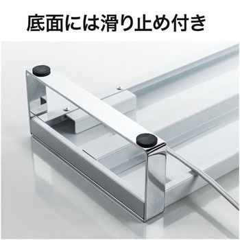 電源タップ+USBハブ付き机上ラック(W600) サンワダイレクト
