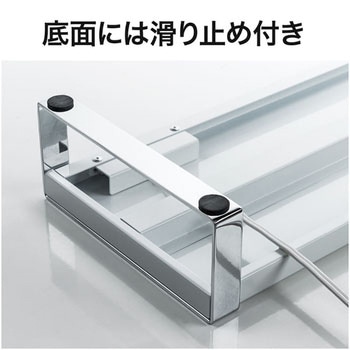 電源タップ+USBハブ付き机上ラック(W1000) サンワダイレクト