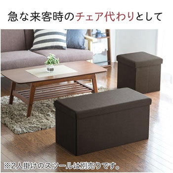 収納BOXスツール サンワダイレクト