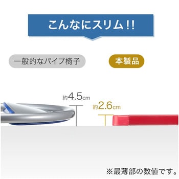 スリム折り畳みチェア サンワダイレクト