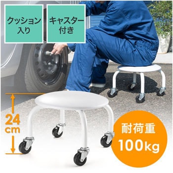 150-SNCH011W ���Ɨp�`�F�A �T�����_�C���N�g �L���X�^�[���� PVC���U�[ �u���b�N�F 27692404