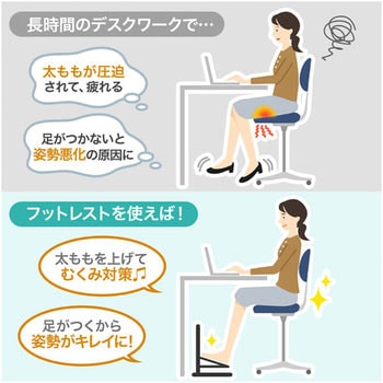 エルゴノミクスフットレスト サンワダイレクト