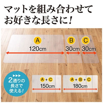 OAチェアマット(ポリカーボネート製) サンワダイレクト