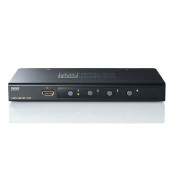 【未使用・未開封】 サンワサプライ HDMI切替器 SW-UHD41H 4K対応 SW-HDR41LN【4K・HDR・HDCP2.2対応HDMI切替器（4入力・1出力