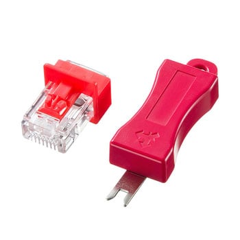 ADT-RJ45LOCK RJ-45プラグロック サンワサプライ 1セット(10個) ADT