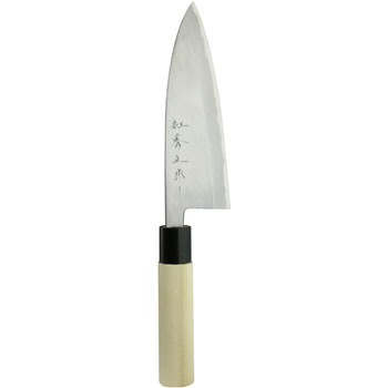 秀之作 ぼかし仕上げ 青紙2号 出刃包丁 田中一之刃物製作所