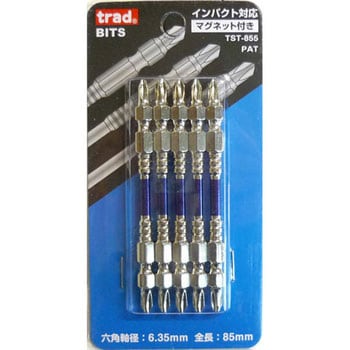 TST-855 5pcs.スリムトーションビット 1パック(5本) trad 【通販サイト