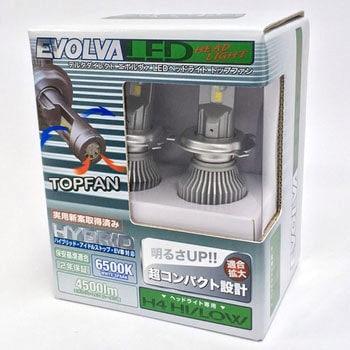 LEDヘッドバルブ EVOLVA H4 6500k DELTA(デルタ)