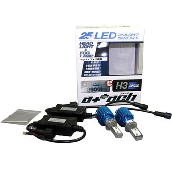 アタッチLEDヘッド H3 6000k DELTA(デルタ)