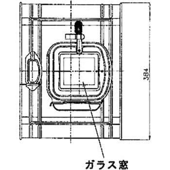 ASW-60B 黒耐熱 窓付時計型薪ストーブ 1台 ホンマ製作所 【通販 ...