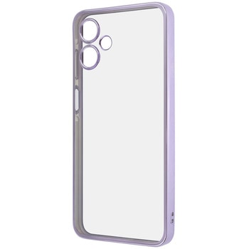 Galaxy A25 5G Like standard 精密設計 カメラ保護 衝撃吸収 バンパー メタリック TPUソフトケース / ラベンダー レイ・アウト