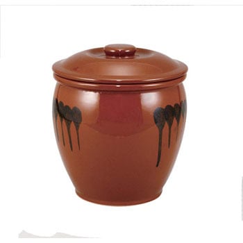 - 蓋付半胴瓶 紅星窯 EBM(江部松商事) 27753925