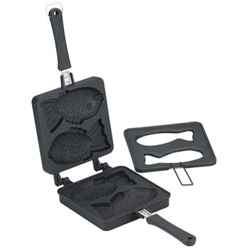 たい焼き　黒XL KS-2787 たい焼きジャンボ いろいろ 1個 EBM(江部松商事) 【通販
