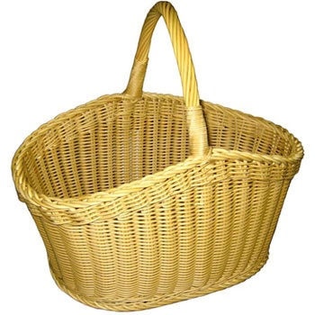 ザリーン社 PP製 ショッピングバスケット ブラウン ザリーン社 PP製