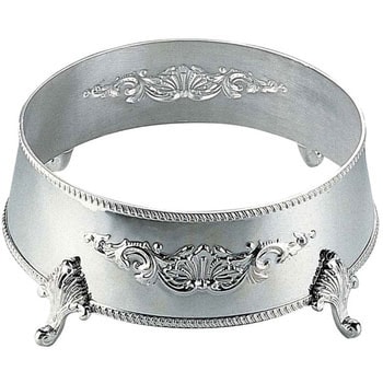 H 洋白 丸皿飾台 EBM(江部松商事)