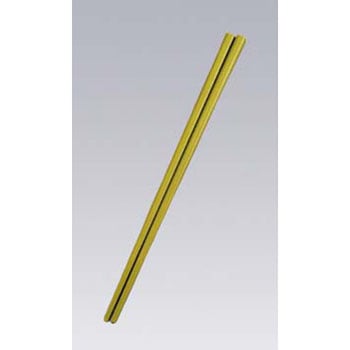 SPSカラー樹脂箸22．6cm四角 すべり止め付 EBM