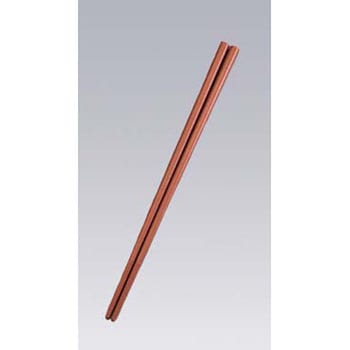 SPSカラー樹脂箸22．6cm四角 すべり止め付 EBM