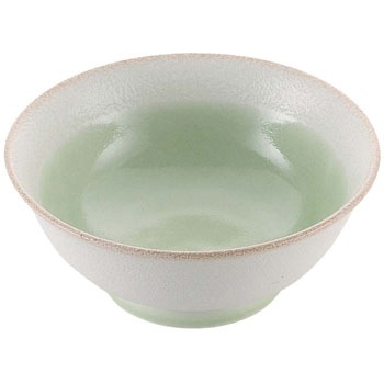 磁器 中華食器 釉彩若草 高台丼 EBM