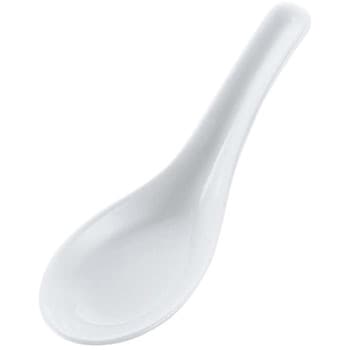 磁器 白 並レンゲ EBM