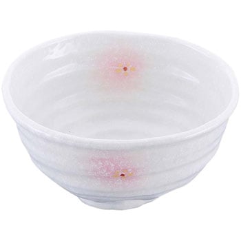 和食器コレクション ピンク白吹小花 丼 EBM