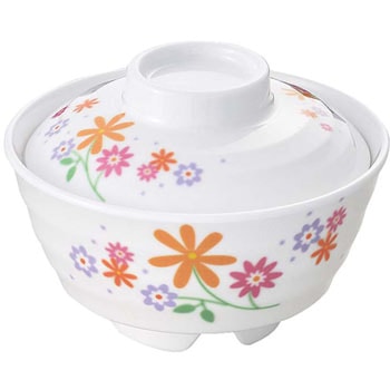 メラミン食器 花束(ブーケ)ごはん茶椀(身) 千羽鶴印(エンテック)