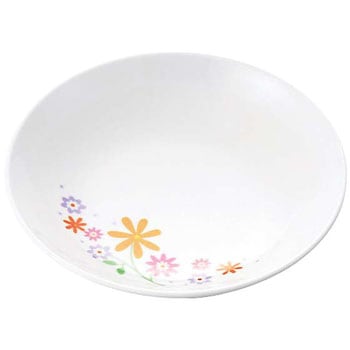メラミン食器 花束(ブーケ)丸皿 千羽鶴印(エンテック)