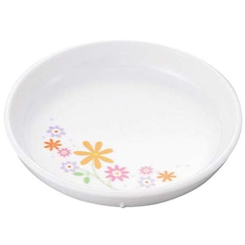 メラミン食器 花束(ブーケ)おしんこ皿 千羽鶴印(エンテック)