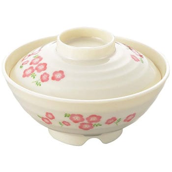 メラミン食器 桃花(ももか)小丼(蓋) EBM(江部松商事)
