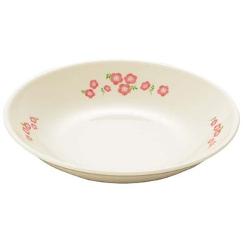メラミン食器 桃花(ももか)深丸皿 千羽鶴印(エンテック)