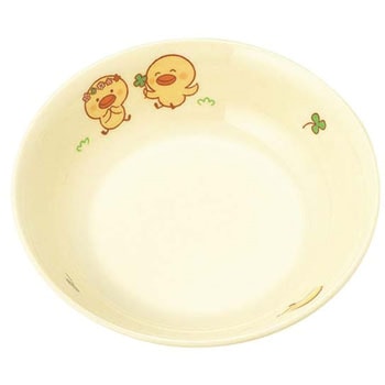 メラミン 子供食器 ひよこぐみ 丸深皿 EBM(江部松商事)