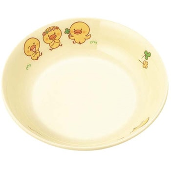 メラミン 子供食器 ひよこぐみ 丸深皿 EBM(江部松商事)