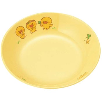 メラミン 子供食器 ひよこぐみ 深菜皿 - EBM