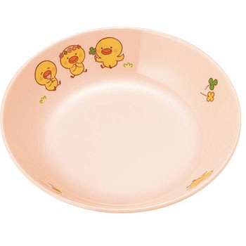 メラミン 子供食器 ひよこぐみ 深菜皿 - EBM