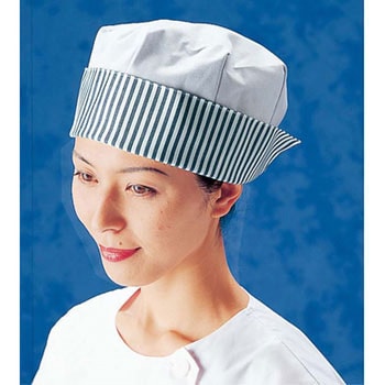 婦人用帽子 紺ストライプ EBM