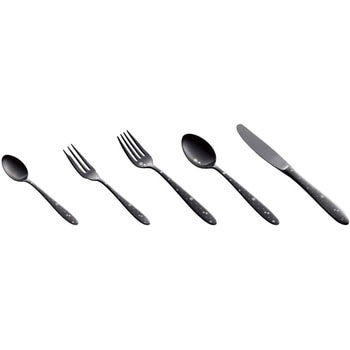 ステン シーク 黒酸化発色 クリスタル ブイヨンスプーン EBM(江部松商事)