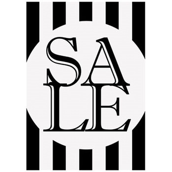 太ストライプ柄 SALE ポップ・ポスター - おしゃれEXPO
