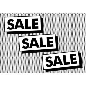 モノクロ SALE ポップ・ポスター2 おしゃれEXPO