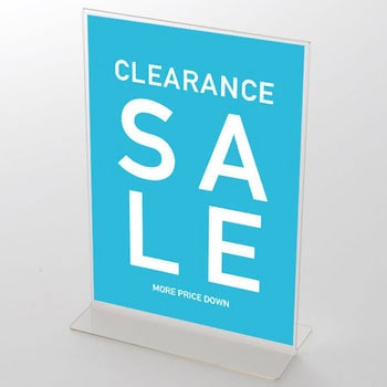 バイカラー CLEARANCE SALE(青) ポップ・ポスター1 - おしゃれEXPO