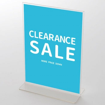 バイカラー CLEARANCE SALE(青) ポップ・ポスター2 おしゃれEXPO