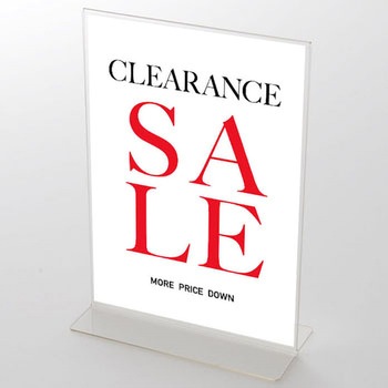 バイカラー CLEARANCE SALE(白) ポップ・ポスター3 おしゃれEXPO