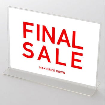 バイカラー FINAL SALE(白) ポップ・ポスター4 おしゃれEXPO