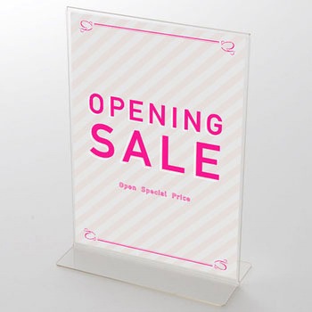 ストライプ柄 OPENING SALE ポップ・ポスター おしゃれEXPO
