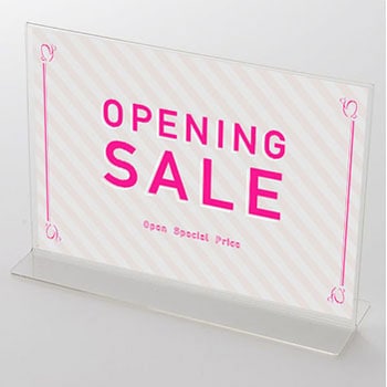 ストライプ柄 OPENING SALE ポップ・ポスター おしゃれEXPO
