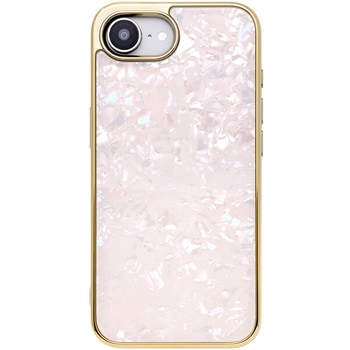 Glass Shell Case for iPhone 16e (pink) ユニケース