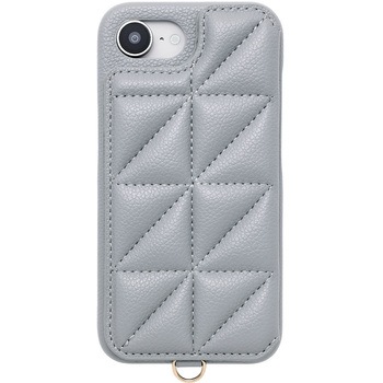 Triangle Puffy Case for iPhone 16e (pale blue) ユニケース