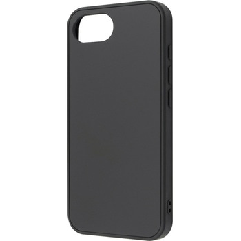 iPhone 16e Like standard maru Pietra 耐衝撃 バンパー マット ハイブリッドケース / マットブラック レイ・アウト