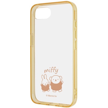 iPhone 16e 『ミッフィー』 / Like standard 耐衝撃 ハイブリッドケース Charaful / ミッフィーとボリス レイ・アウト
